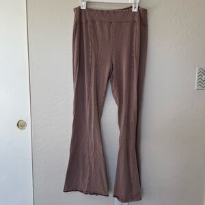 Urban Outfitters Women's Flare Pants in Brown